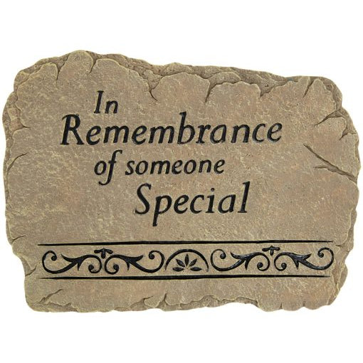 Resin Garden Stone In Rememberance