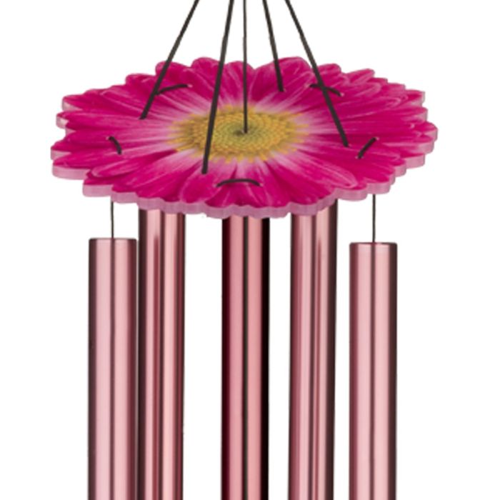 Pink Butterfly Wind Chime- 32"