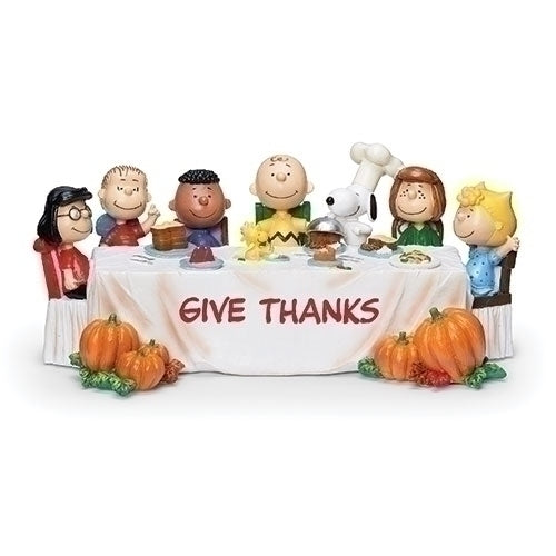 Peanuts Give Thanks Table Figure