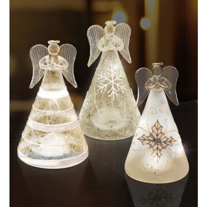 LED Frost Angel Decor