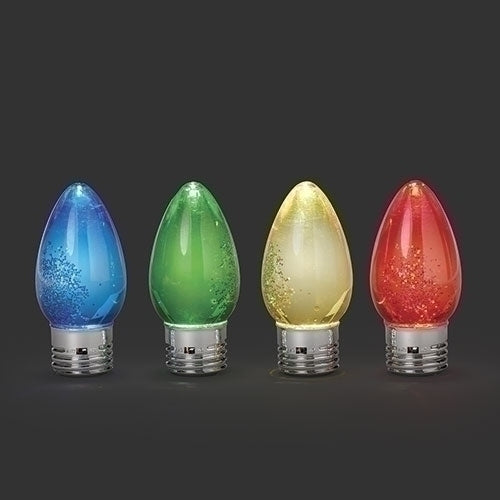 Light Up Christmas Light Bulb Decor