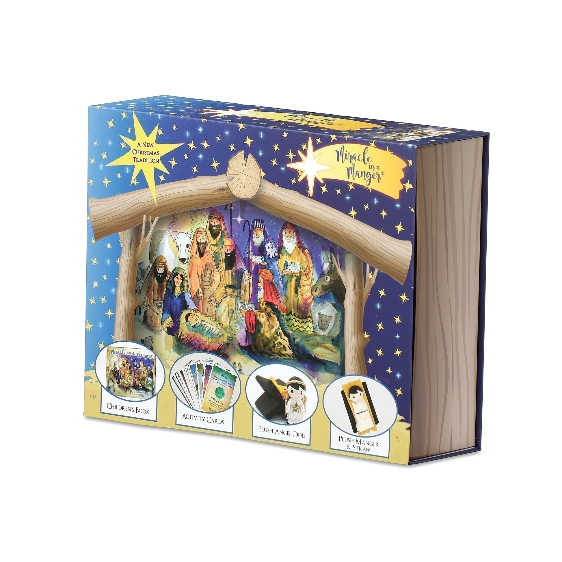 Miracle In A Manger Book and Plush Set