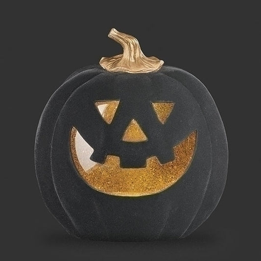 Black light Up Swirl Jack-O-Lantern