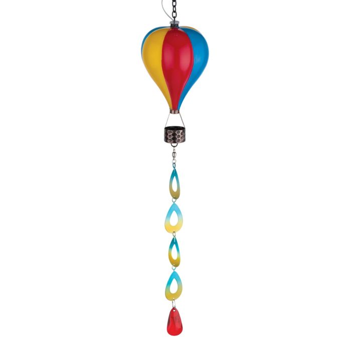 Mini Hot Air Balloon Spinner Solar Lantern