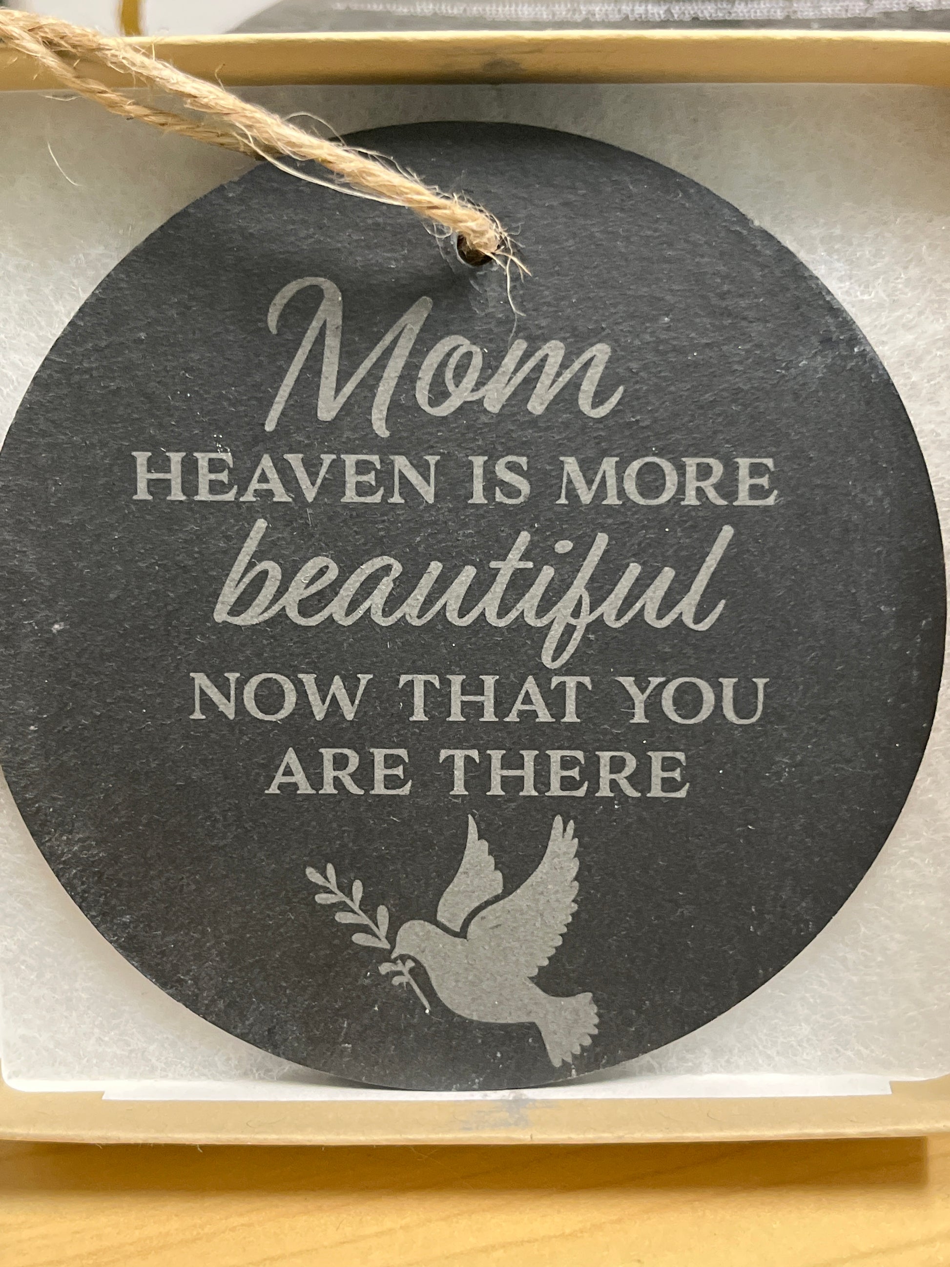 Mom Slate Ornament