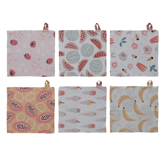 Hazel Mazel Printed Recycled Dish Cloth
