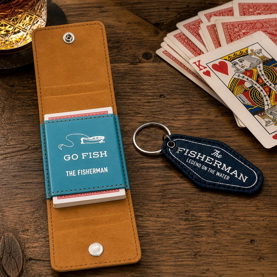 Reel Deal Playing Cards & Keychain Gift Set