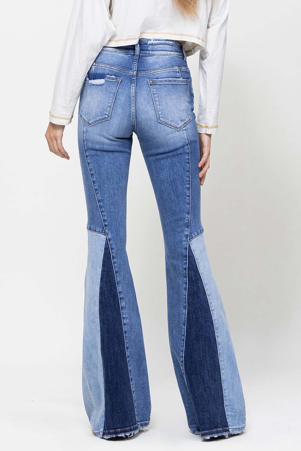 High Rise Flare Bella Vervet Jeans