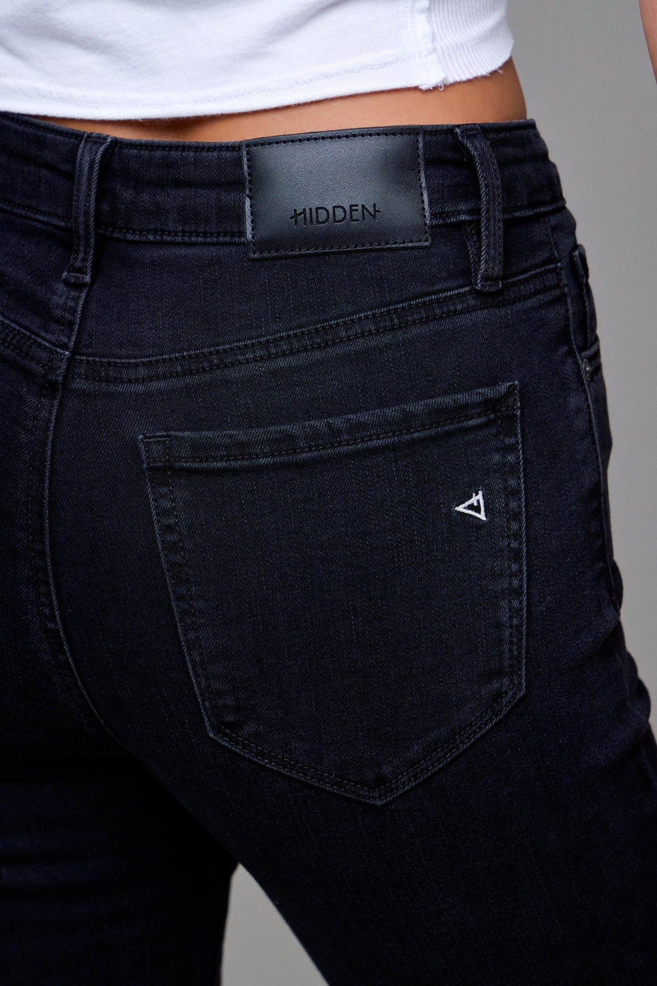Hidden Jeans Happi Low rise Flare Black Jeans