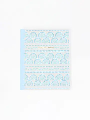 Mary Square Scallop Notebook- You Are Amazing