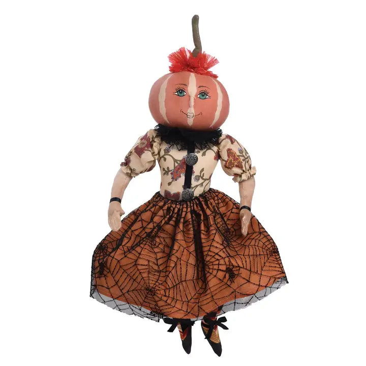 Penelope Pumpkin Gathered Traditions Art Doll