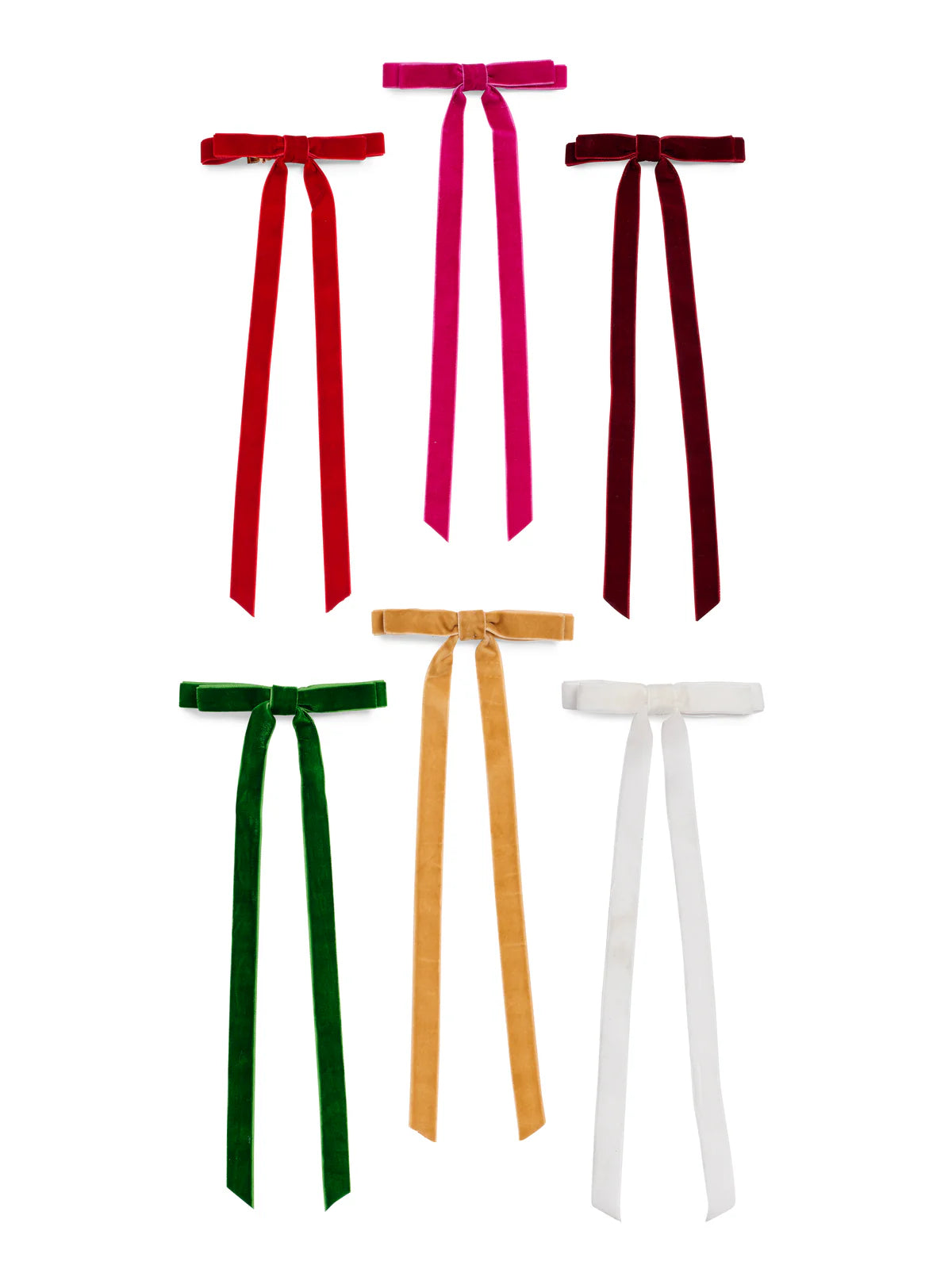 Assorted Set of 6 Decorative Bows