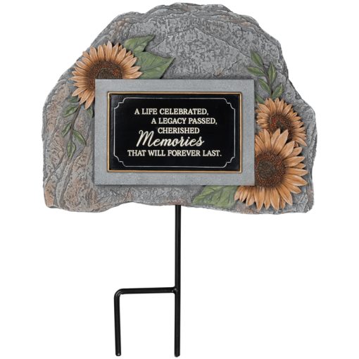 Resin Memorial Stone Stake Cherished Memories