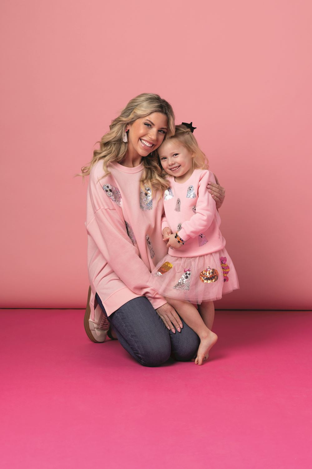 Mud Pie Children's Ghost Sparkle Sweatshirt