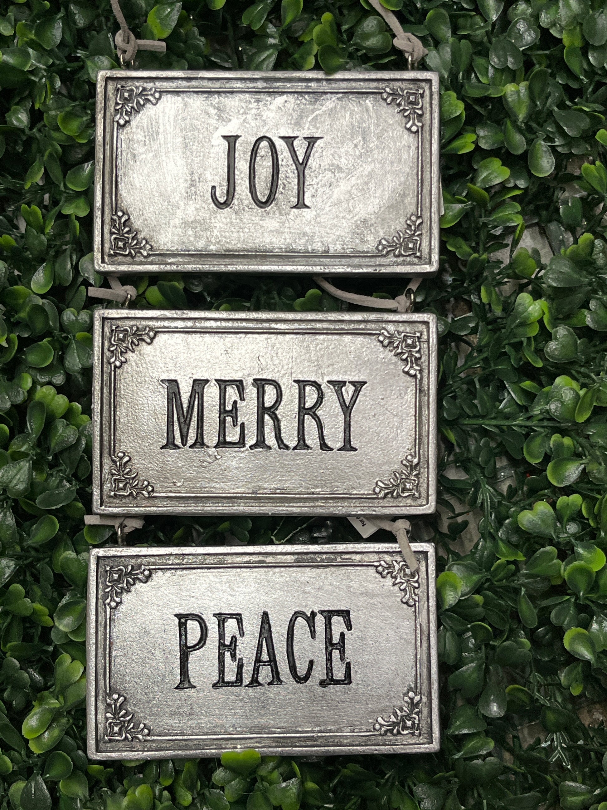 Metal Sayings Ornament