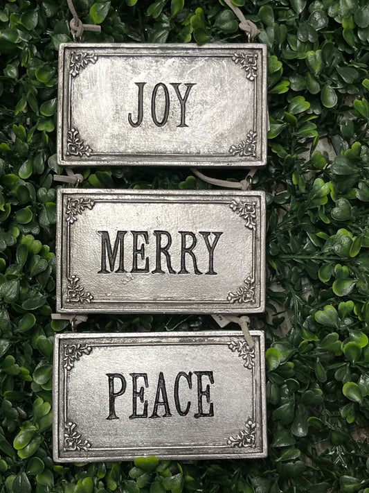 Metal Sayings Ornament