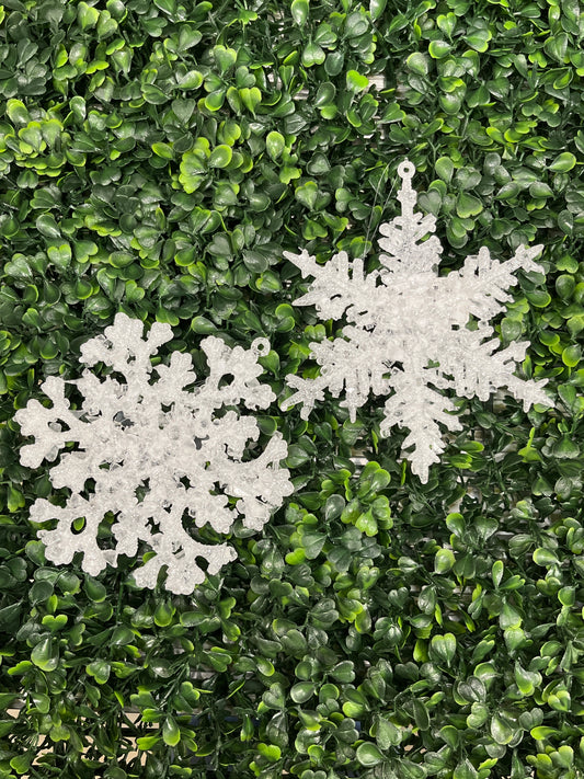 Glitter Iced Snowflake