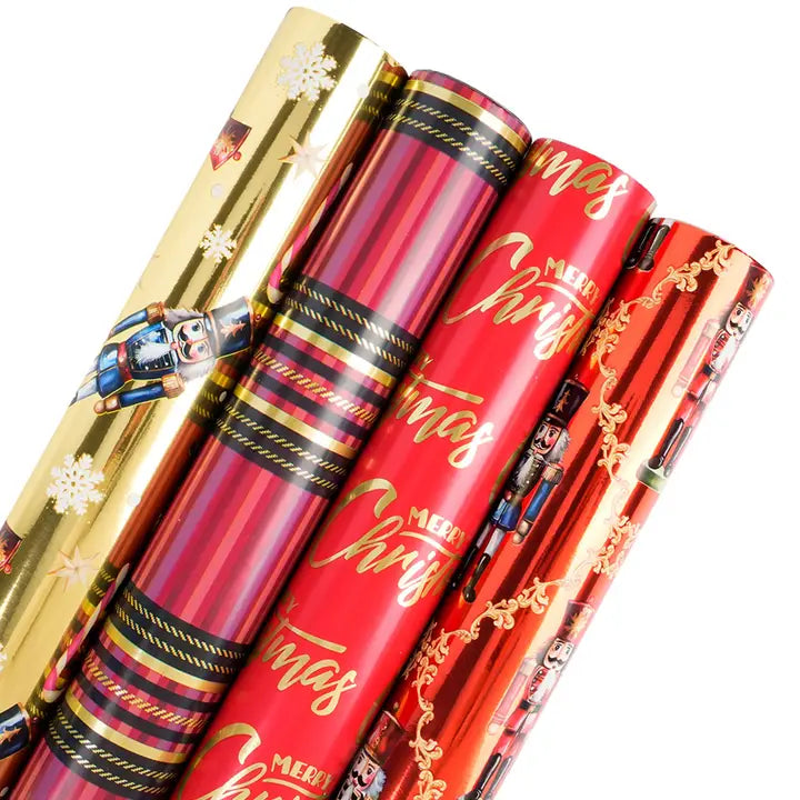 Ruby Nutcracker Wrapping Paper Bundle (4-pack)
