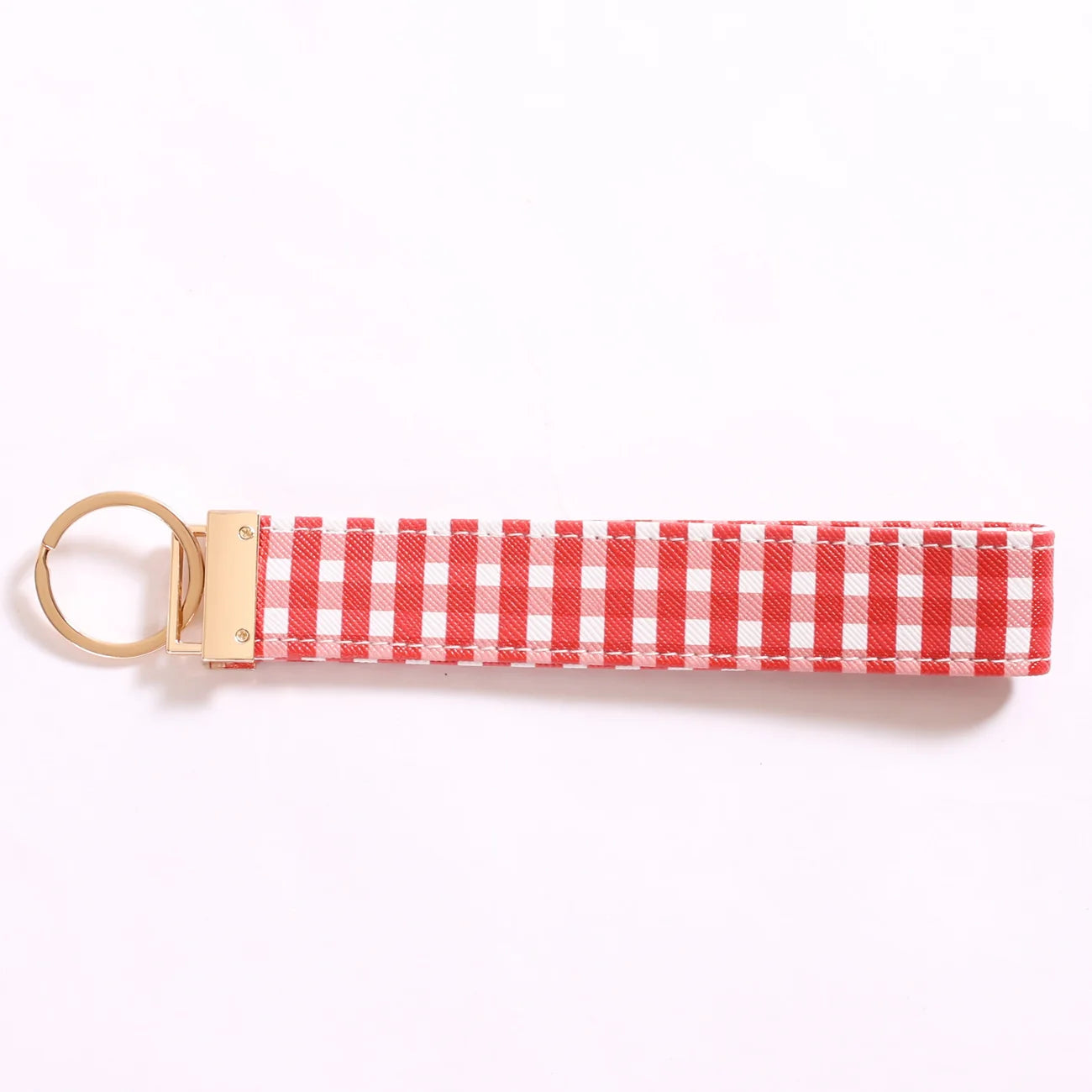 Gingham Keychain Loop