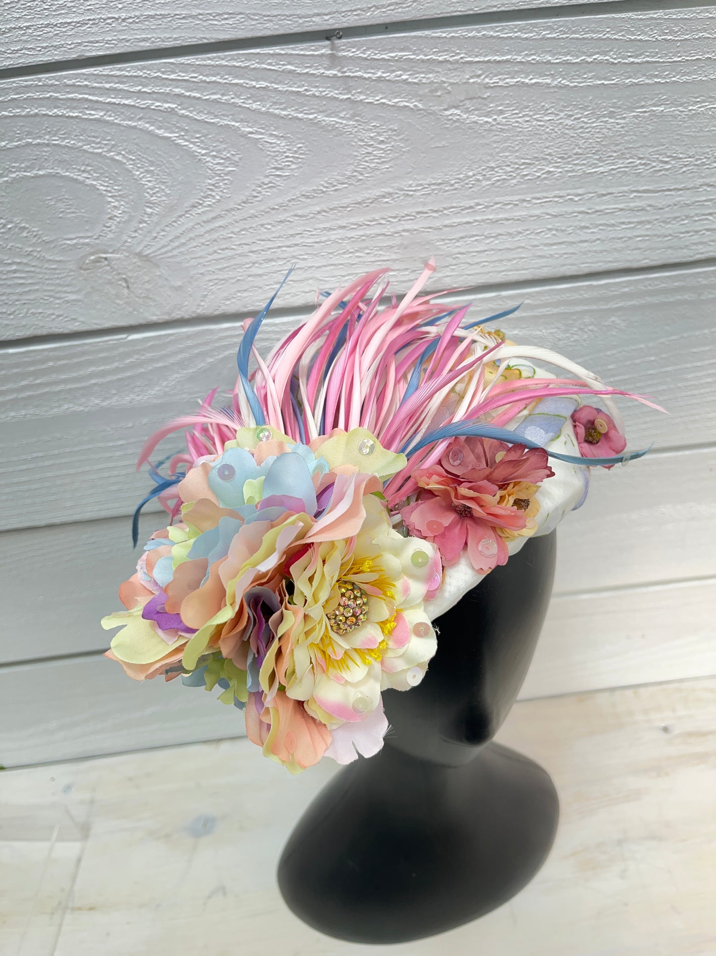 Multi Pastel Colored Derby Hat