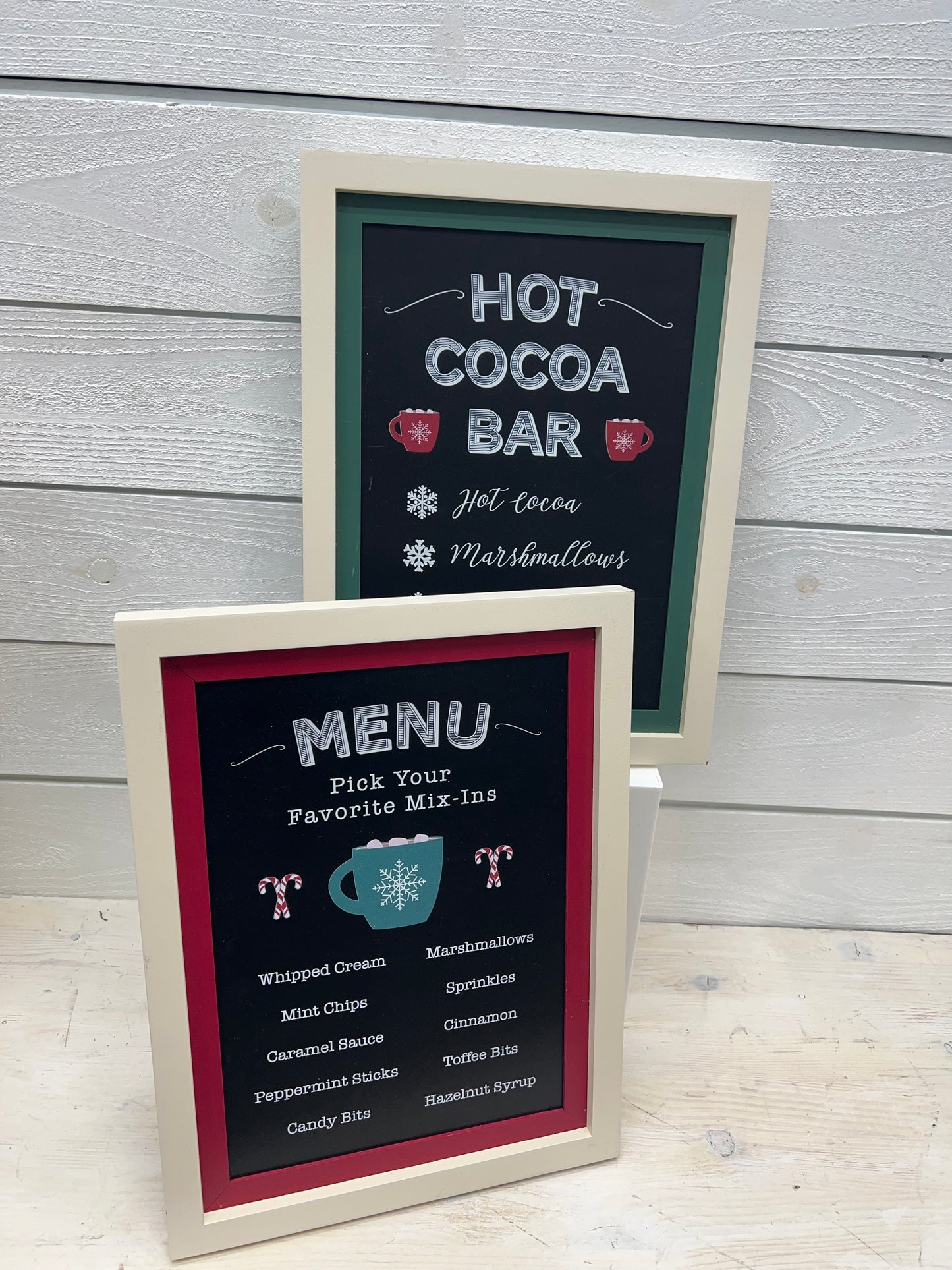 Wooden Cocoa Easel Board