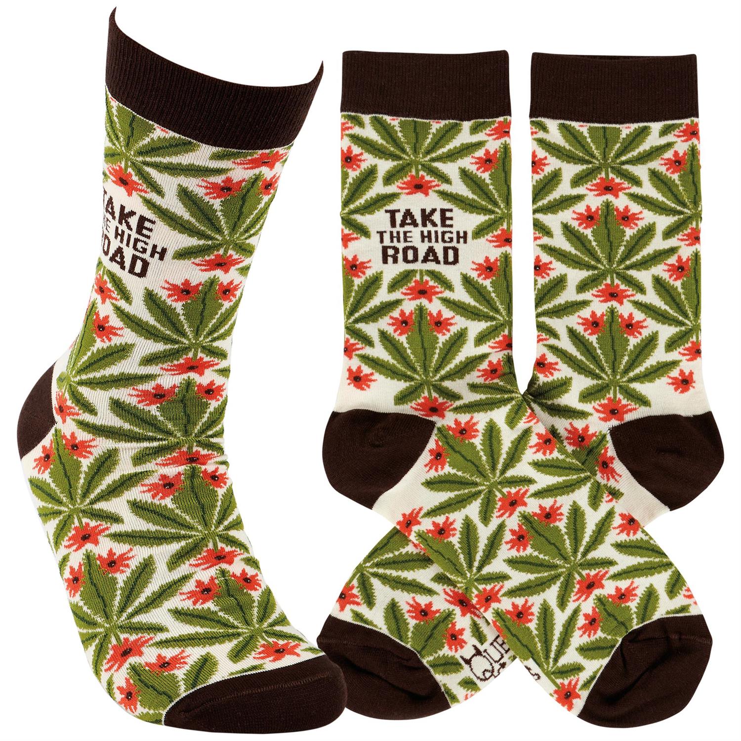 Take The High Road Socks