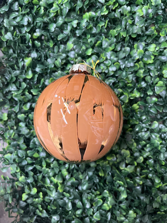 Brush Stroke Glass Ball Ornament