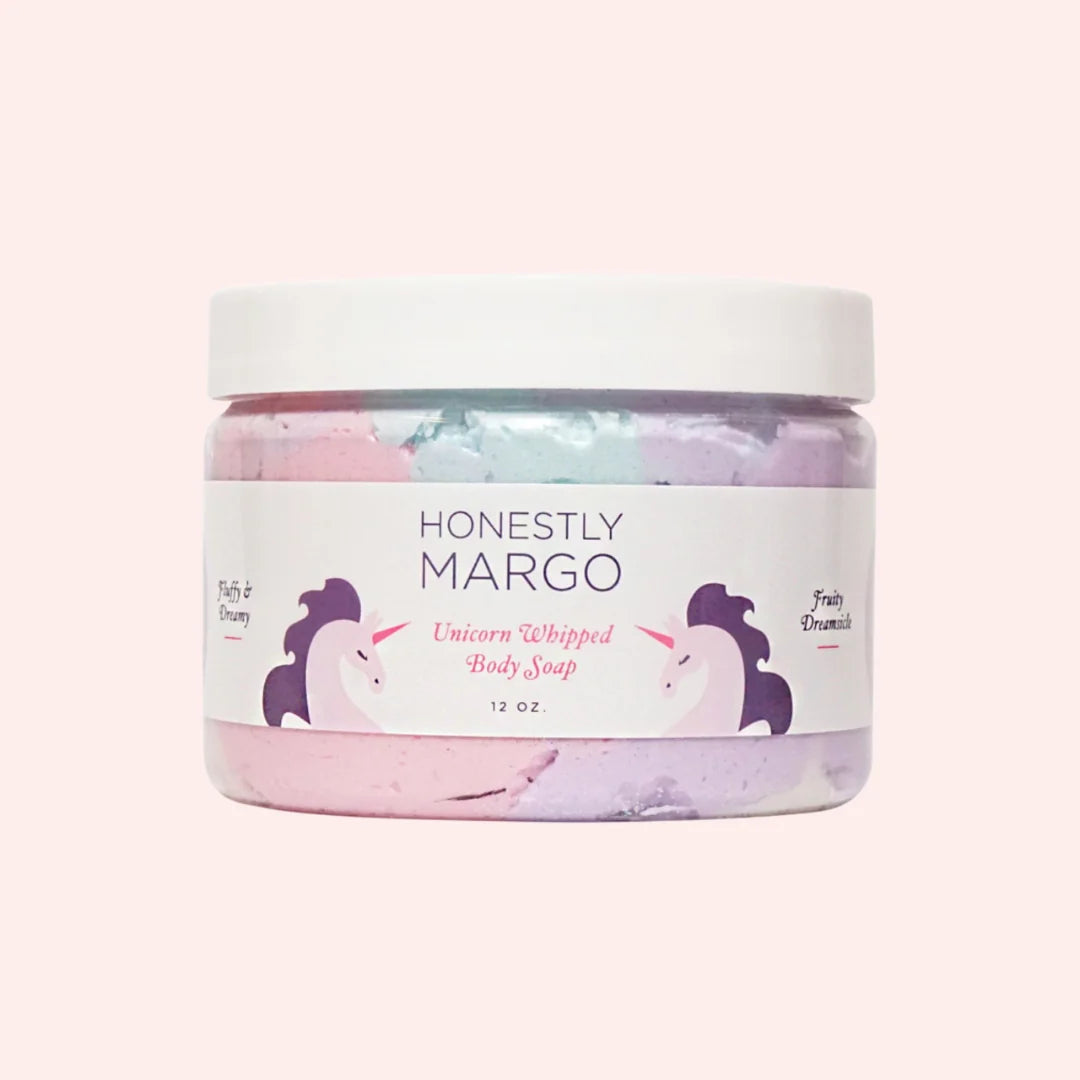 Honestly Margo Unicorn Fruity Dreamsicle Whipped Body Soap