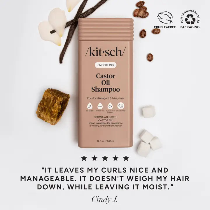 Kitsch Smoothing Castor Oil Shampoo & Conditioner