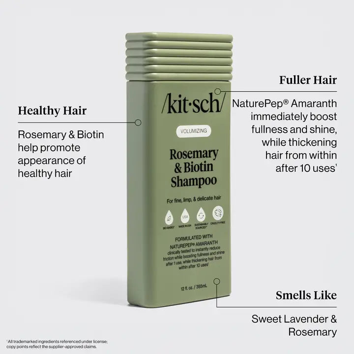 Kitsch Volumizing Rosemary & Biotin Shampoo & Conditioner