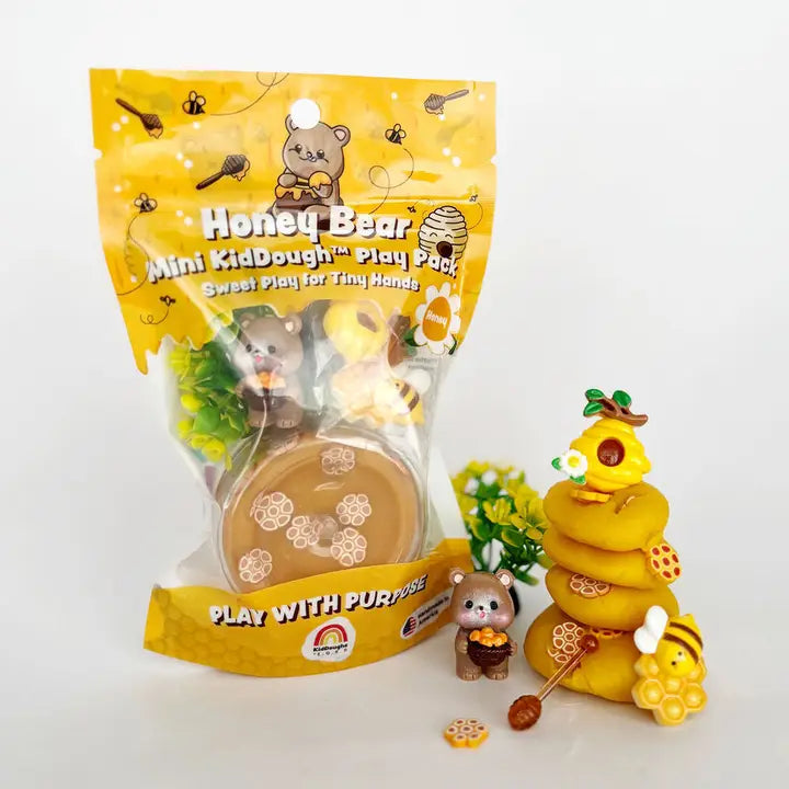 Kid Dough Honey Bear Mini Play Pack