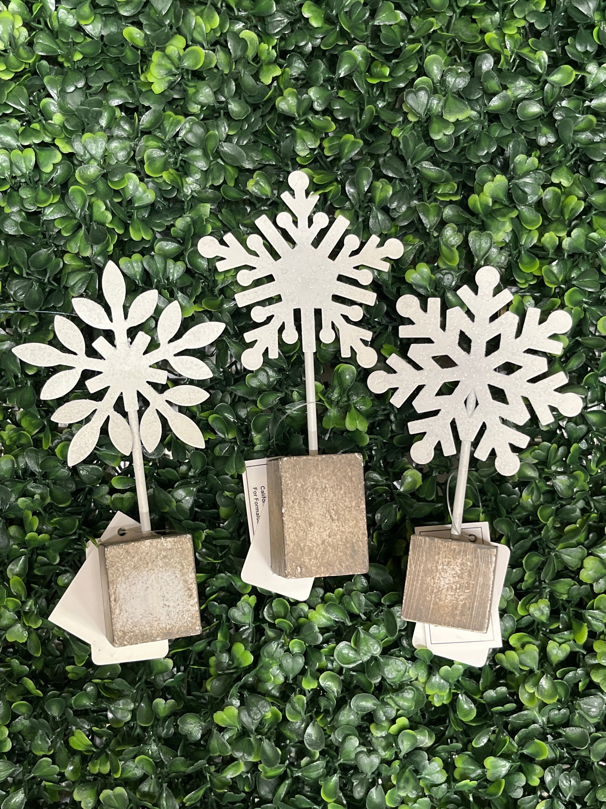 Snowflake Photo Holder 4 Assorted Styles