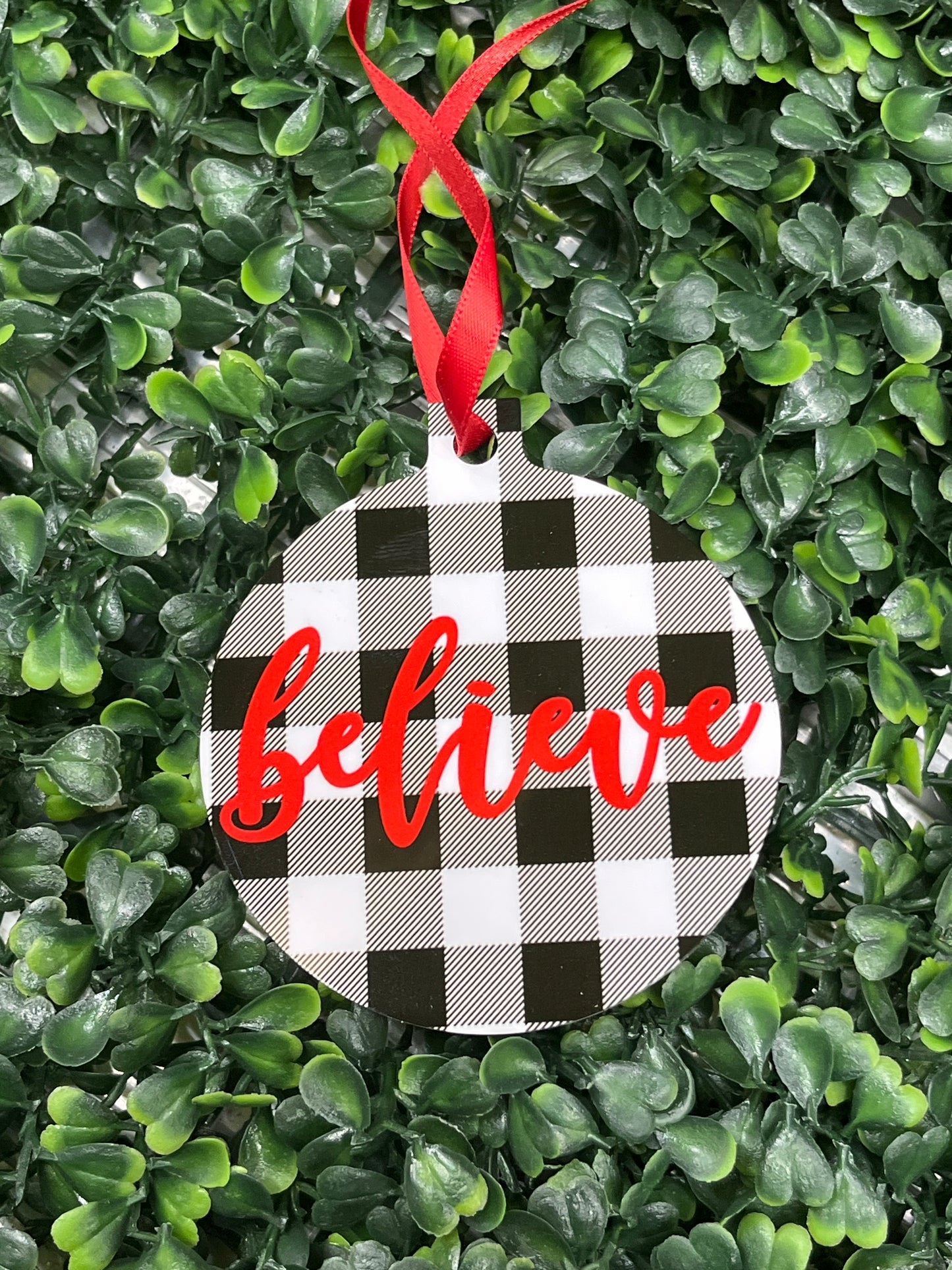 Christmas Printed Aluminum Ornaments
