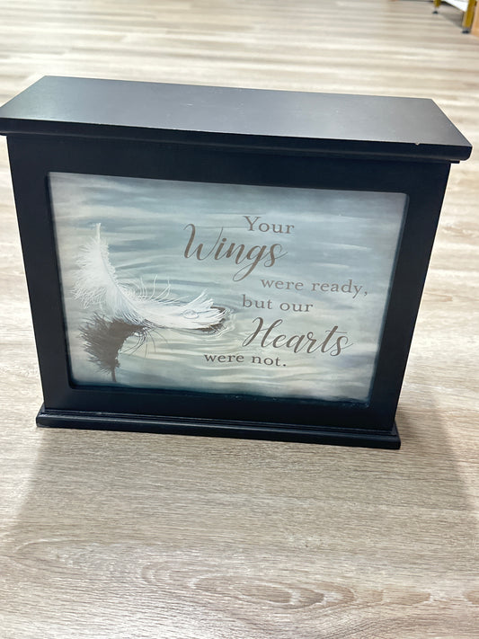 Large Black Light Box- Your Wings