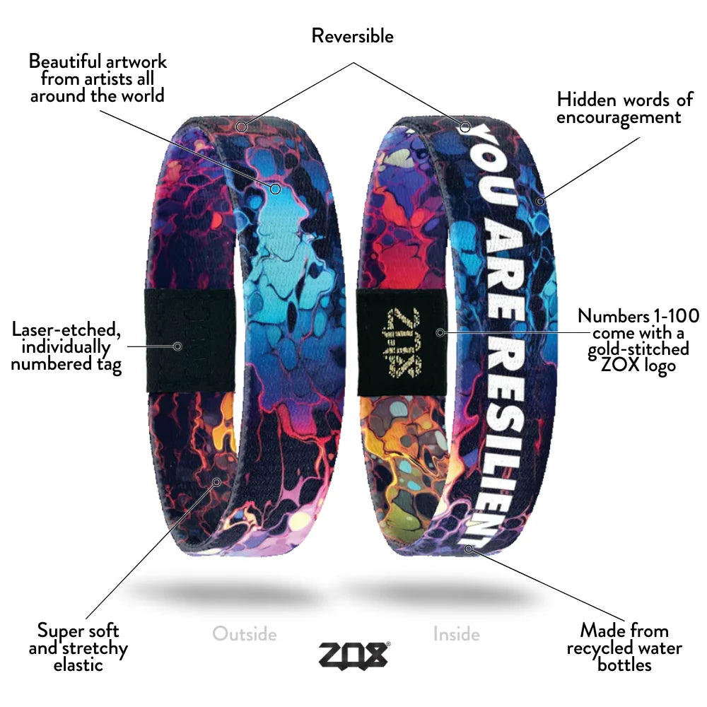 ZOX You Are Resilient Interactive Bracelet