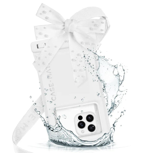 Case Mate Large Waterproof Floating Bow Pouch- Ivory Pearl