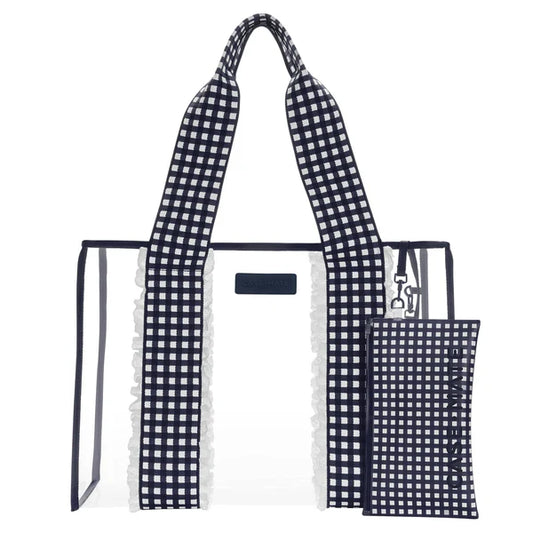 Case Mate Jelly Tote Bag- Gingham Eyelet Ruffle