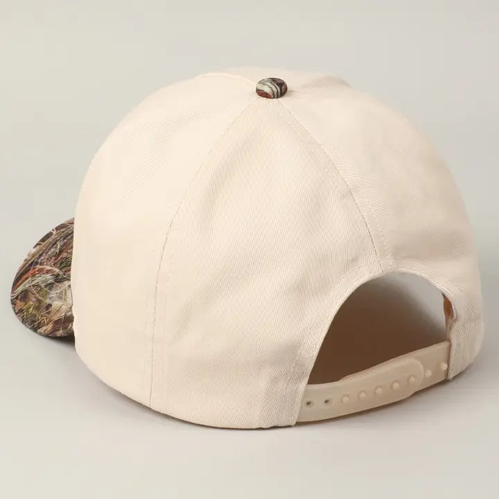 Howdy Darlin' Embroidery Patch Camo Cap