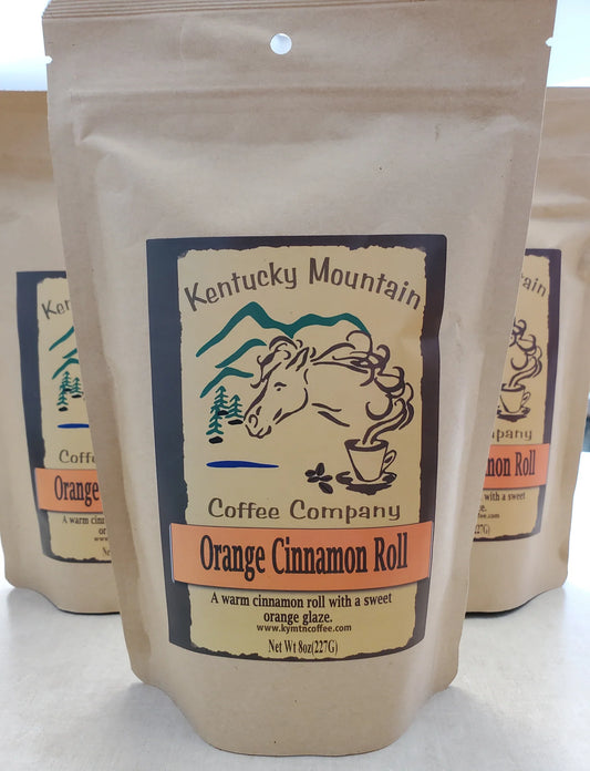 Orange Cinnamon Roll Kentucky Mountain Coffee
