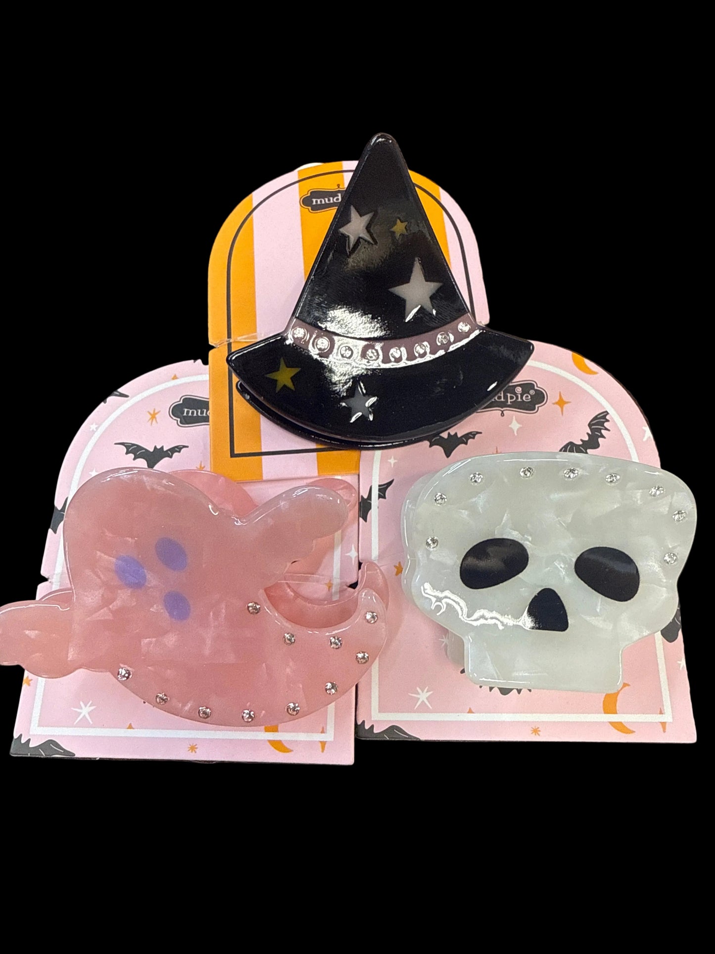 Mud Pie Halloween Claw Clips