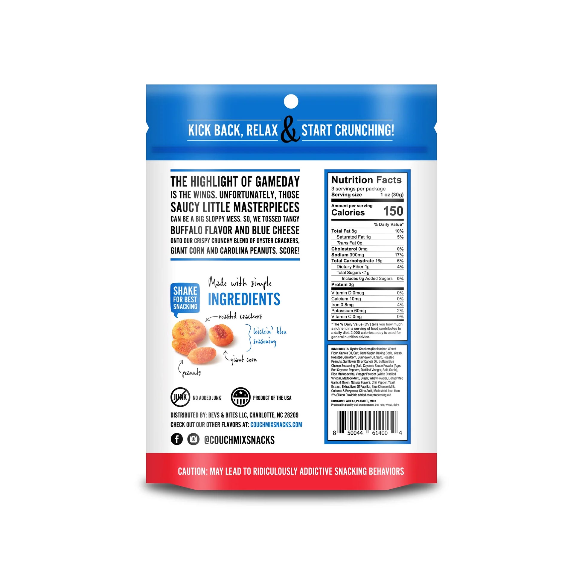 Bruce Julian Couch Mix- Buffalo Bleu Cheese