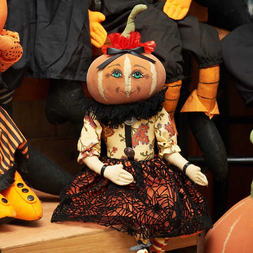 Penelope Pumpkin Gathered Traditions Art Doll