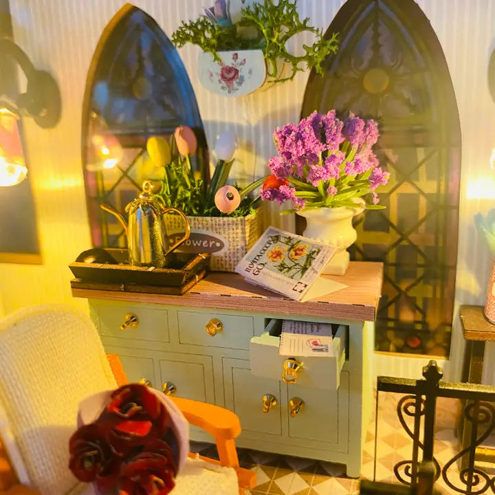 Diy Miniature House Kit: Garden Loft
