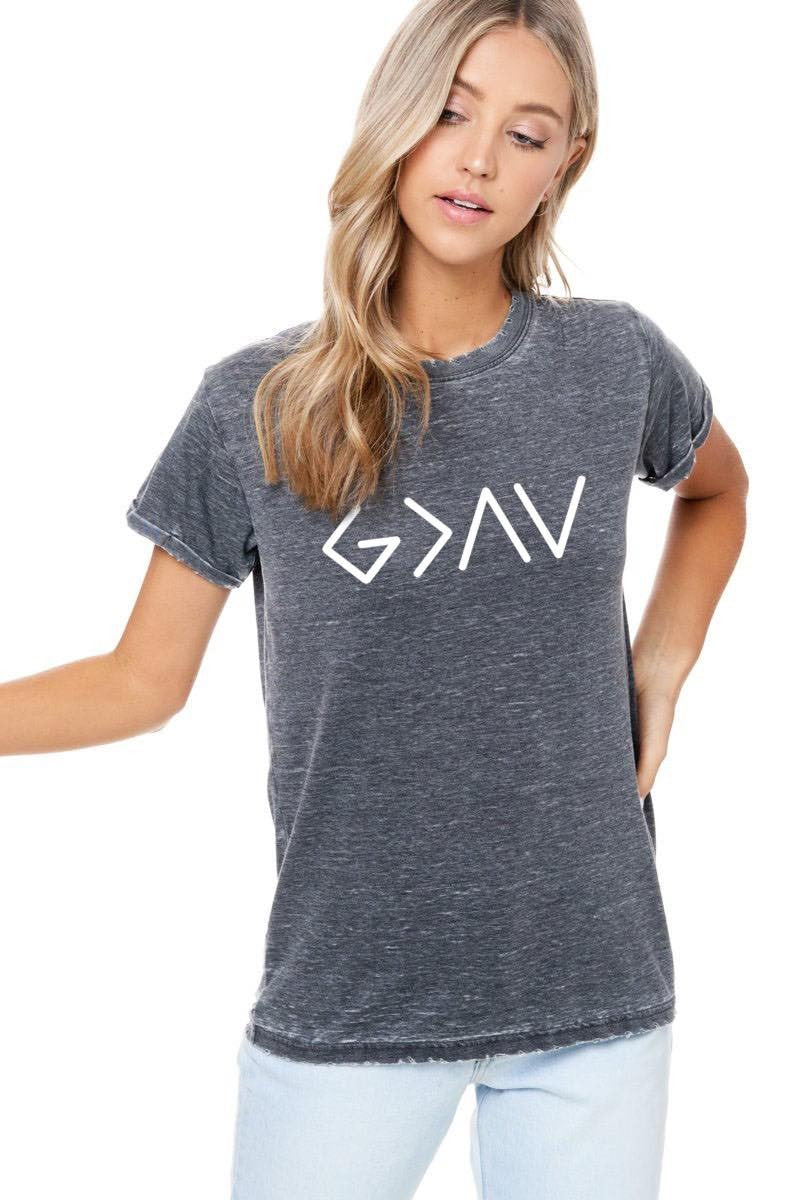 God Is Greater Than Highs And Lows Graphic Top