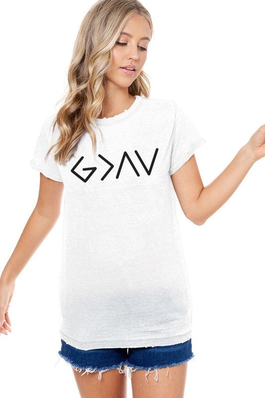 God Is Greater Than Highs And Lows Graphic Top