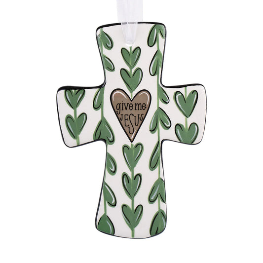 Give Me Jesus Cross Ornament