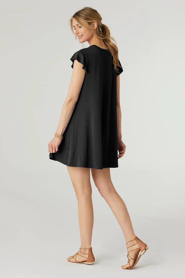 Francis Flutter Sleeve Dress