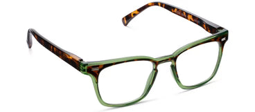 Peepers Strut Reading Glasses- Green/Tortoise