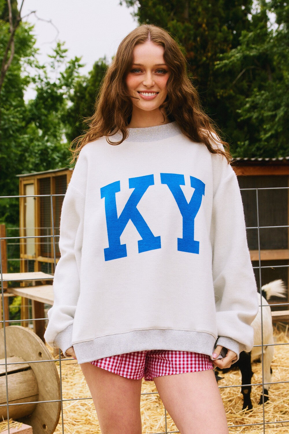 Kentucky & KY Reversible Mock Neck Sweatshirt