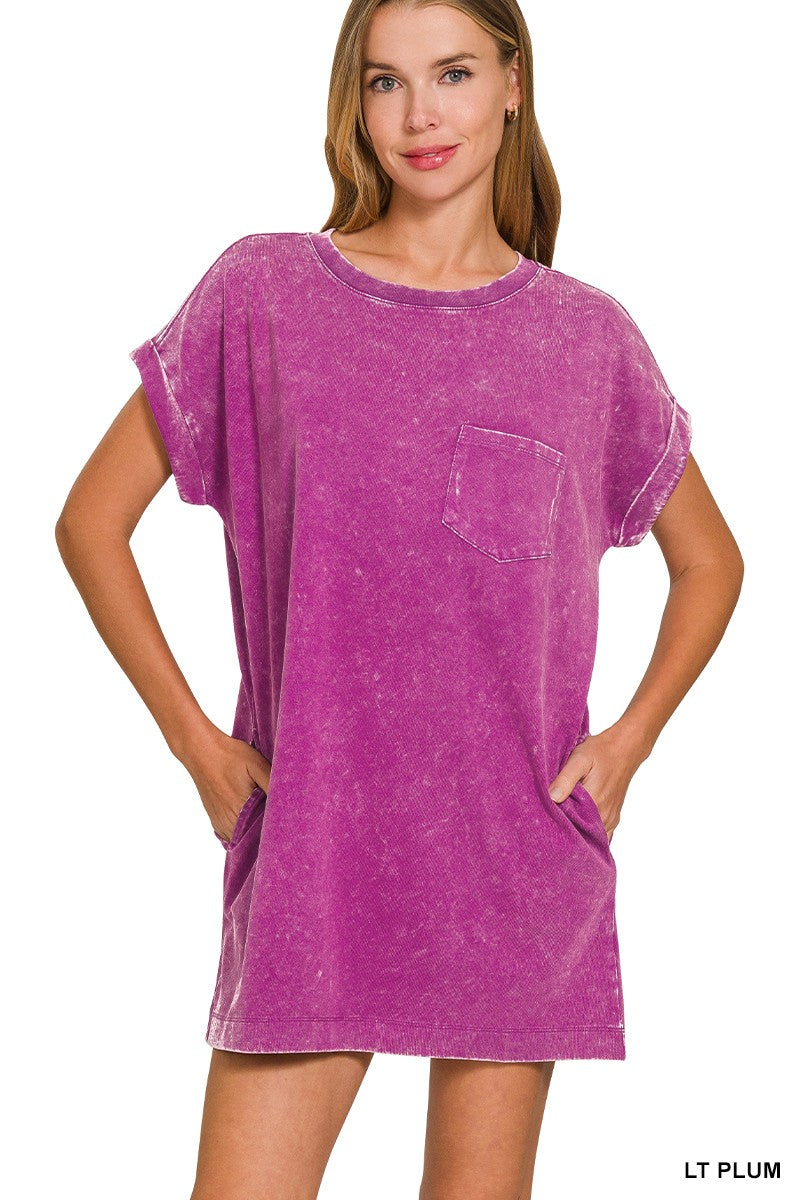 Premium Cotton Washed T-shirts Dress